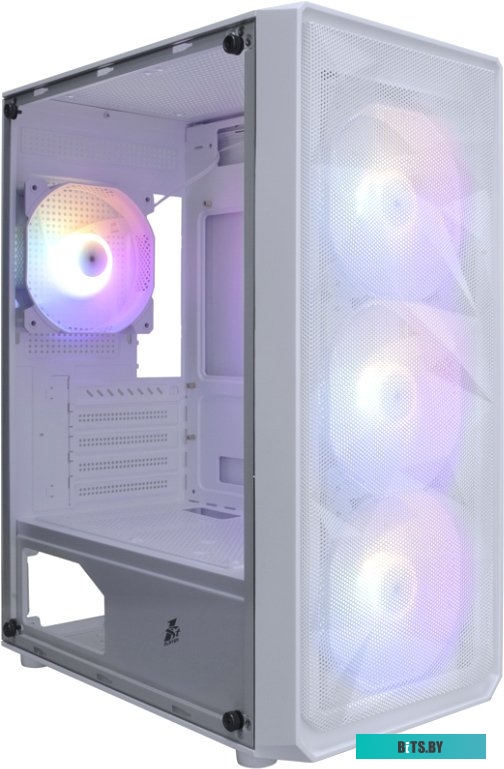 Компьютерный корпус 1stPlayer FD3-M FD3-M-WH-4F1-W