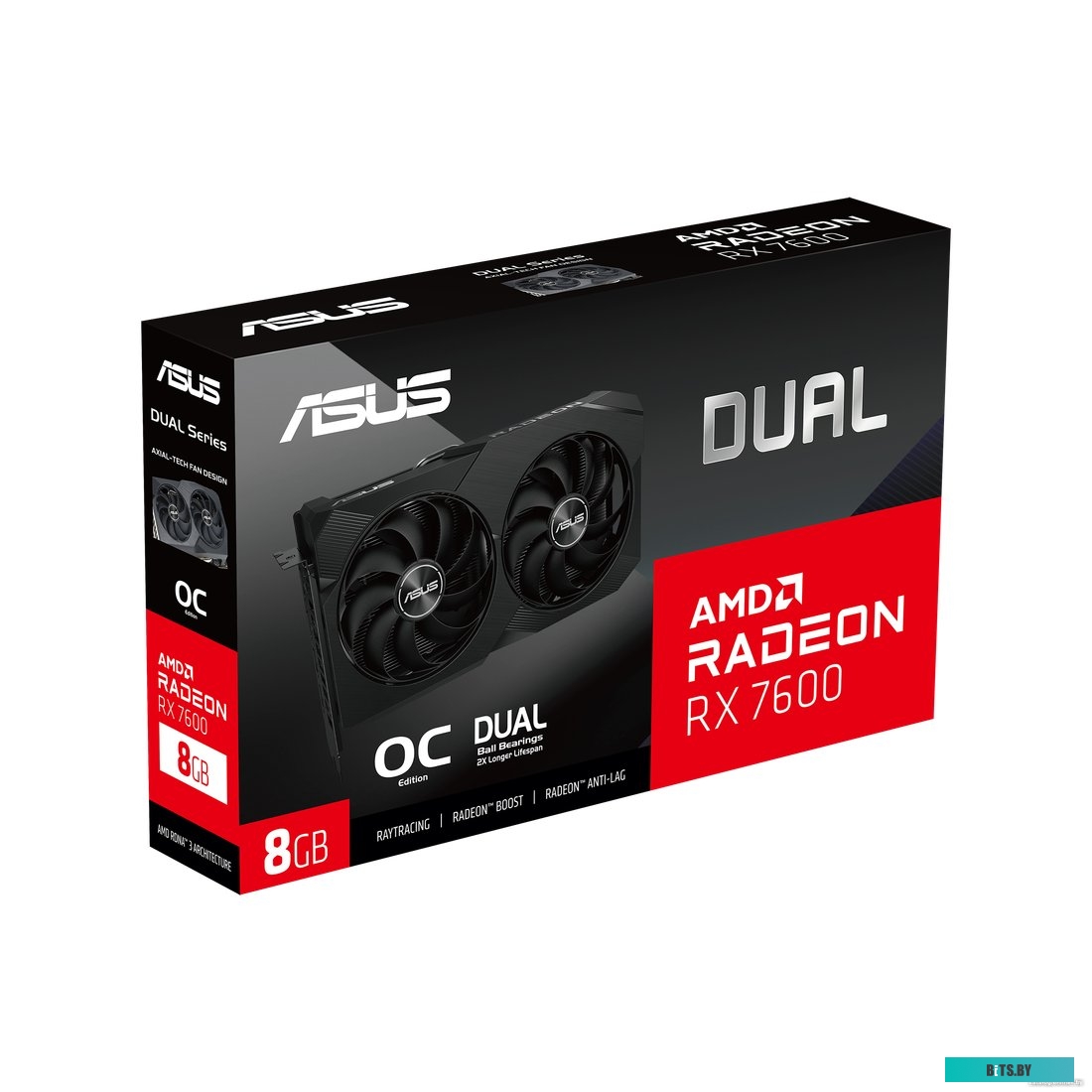 Видеокарта ASUS Dual Radeon RX 7600 V2 OC Edition DUAL-RX7600-O8G-V2