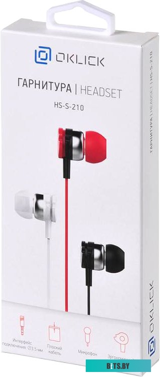 Наушники (Гарнитура) Oklick HS-S-210 (белый)