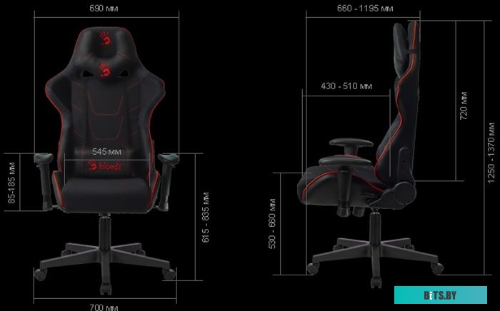 Кресло A4Tech Bloody GC-400 (черный)