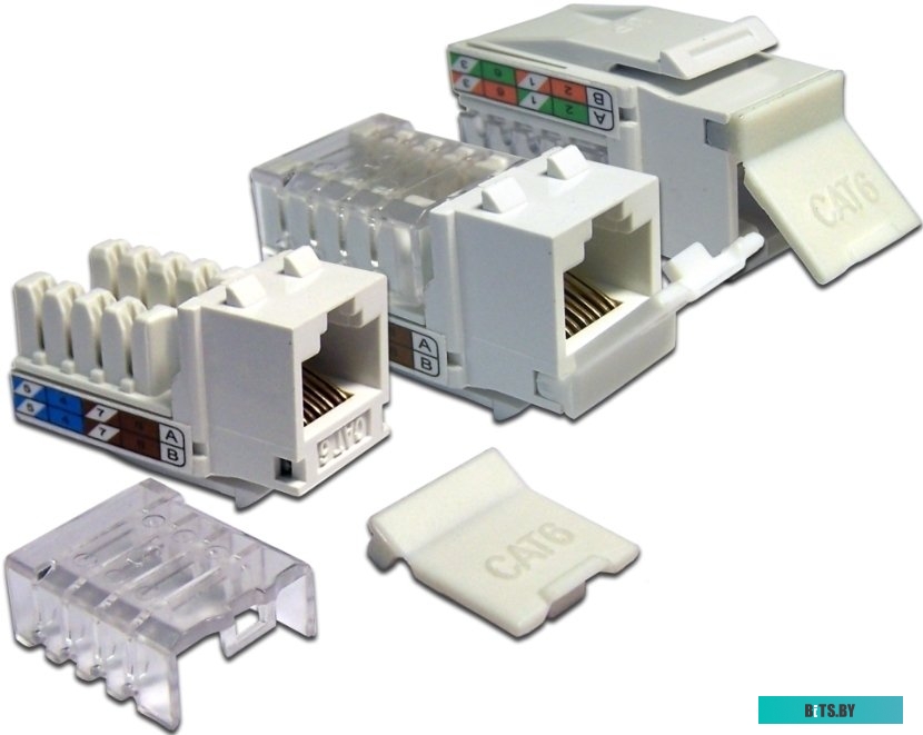 Коннектор Lanmaster LAN-OK45U6/90-WH
