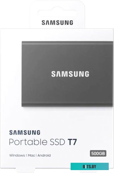 Внешний жесткий диск Samsung T7 500GB (серый) <MU-PC500T/WW>