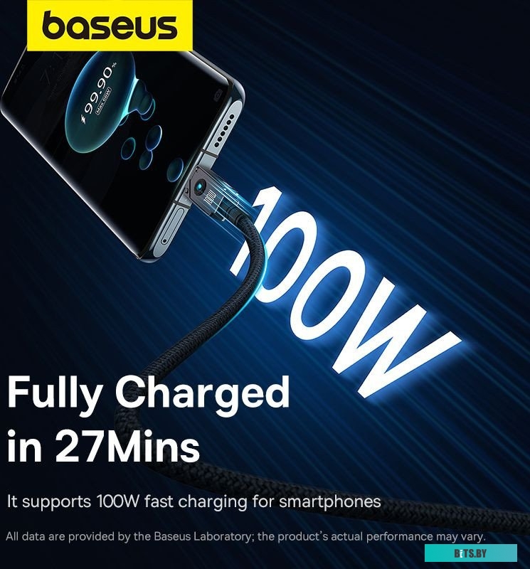 Кабель для зарядки Baseus Unbreakable Series Fast Charging Data Cable 100W P10355801111-01