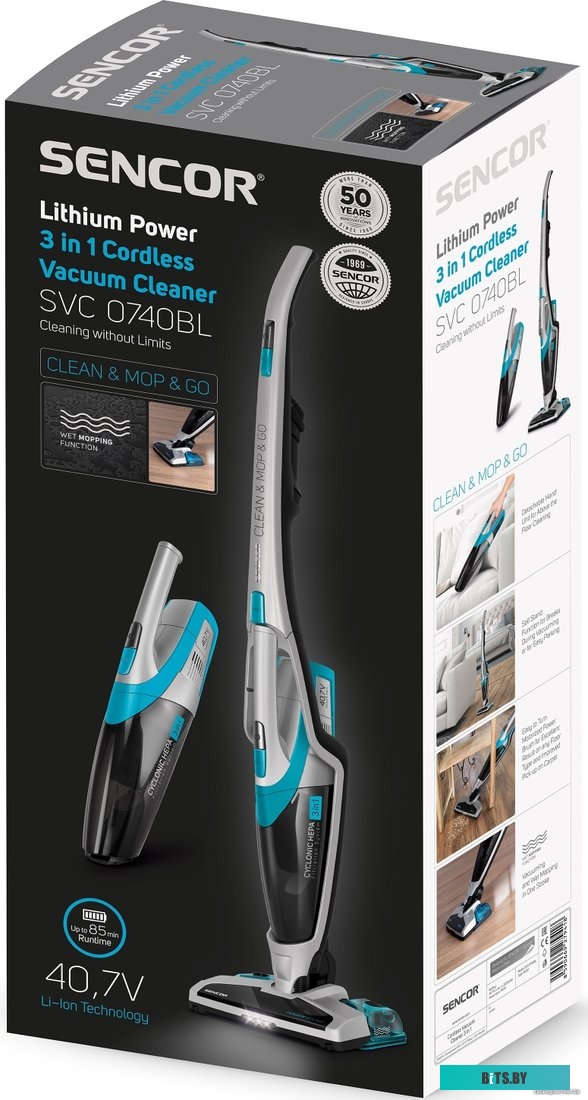 Пылесос Sencor SVC 0740BL