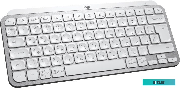 Клавиатура Logitech MX Keys Mini (светло-серый) <920-010502>