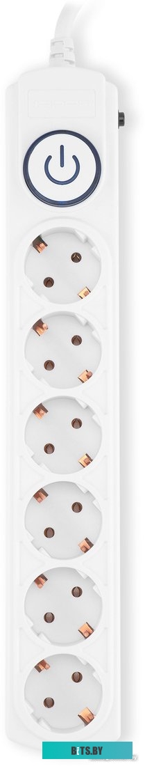 1804745 Ippon BK-6-EU-5-10-W (5м, 6 розеток, белый)