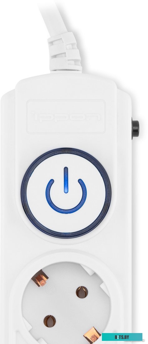 1804745 Ippon BK-6-EU-5-10-W (5м, 6 розеток, белый)