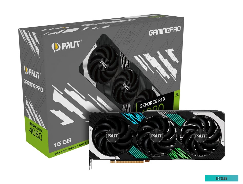 Видеокарта Palit GeForce RTX 4080 GamingPro NED4080019T2-1032A