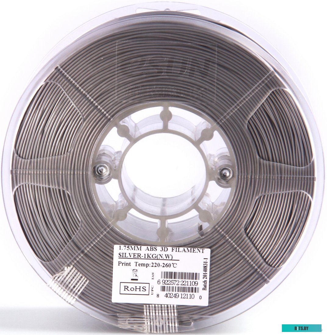 Т0025320 eSUN ABS 1.75 мм 1000 г (серебристый)