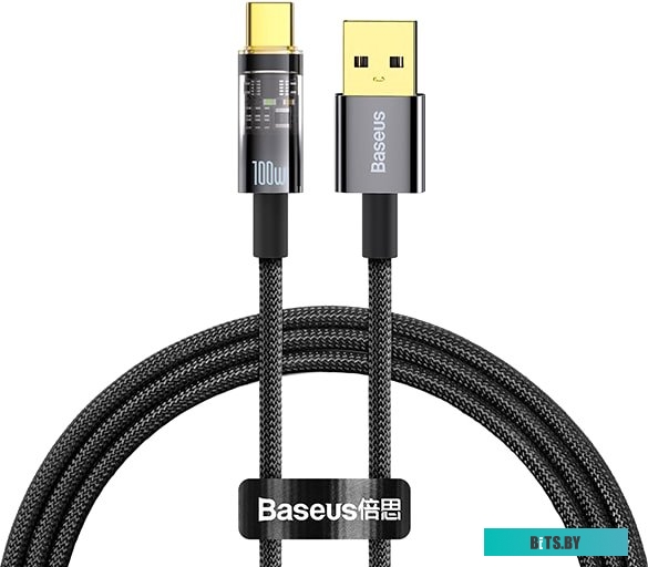 Кабель Baseus Explorer Series Auto Power-Off Fast Charging USB Type-A -USB Type-C 1 м.