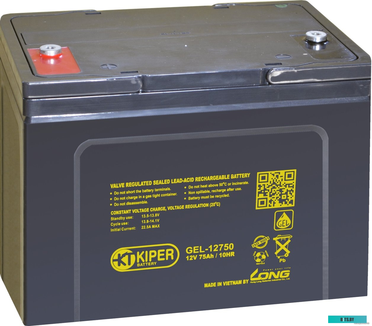 Аккумулятор для ИБП Kiper GEL-12750 (12В/75 А·ч) <8430>