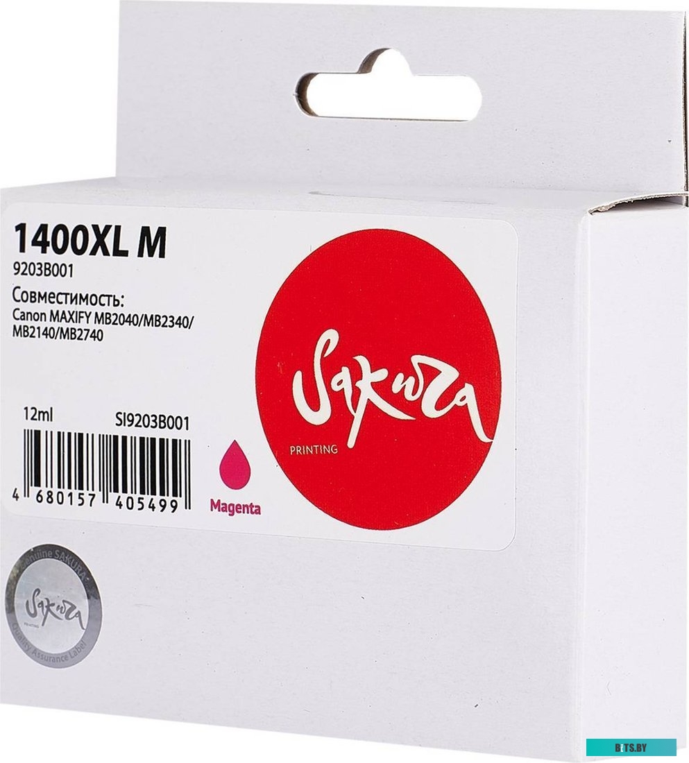 Струйный картридж Sakura 9203B001 (1400XL M) SI9203B001.