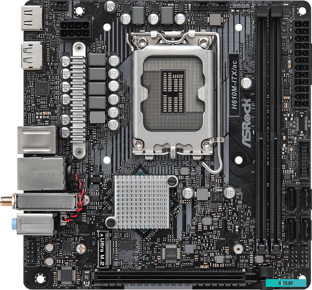 Материнская плата ASRock H610M-ITX/AC