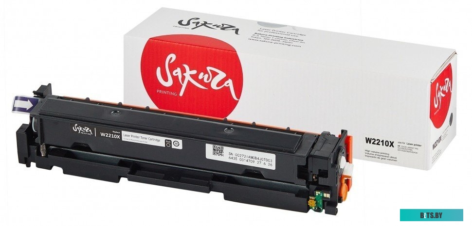 Картридж SAKURA W2210X (HP 207X) черный, 3150 к.