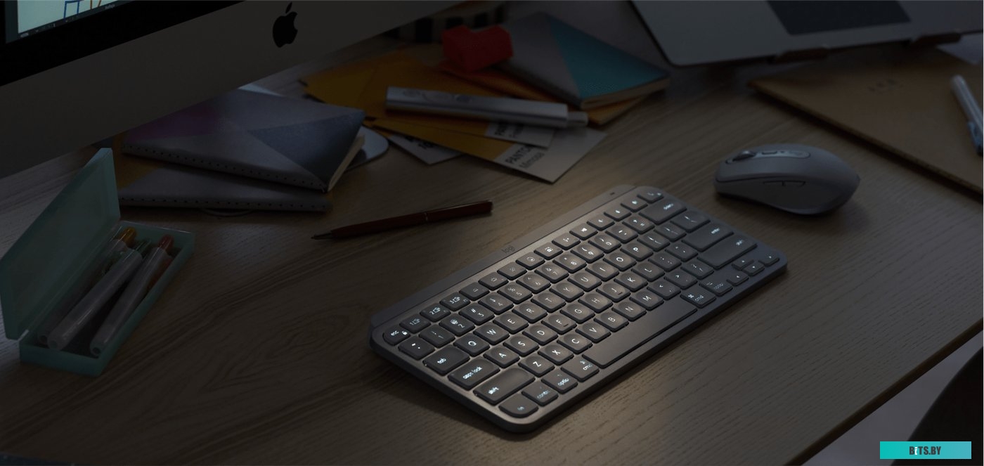 Клавиатура Logitech MX Keys Mini (графит) <920-010501>