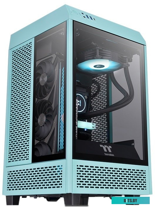 Корпус Thermaltake The Tower 100 Mini Turquoise CA-1R3-00SBWN-00