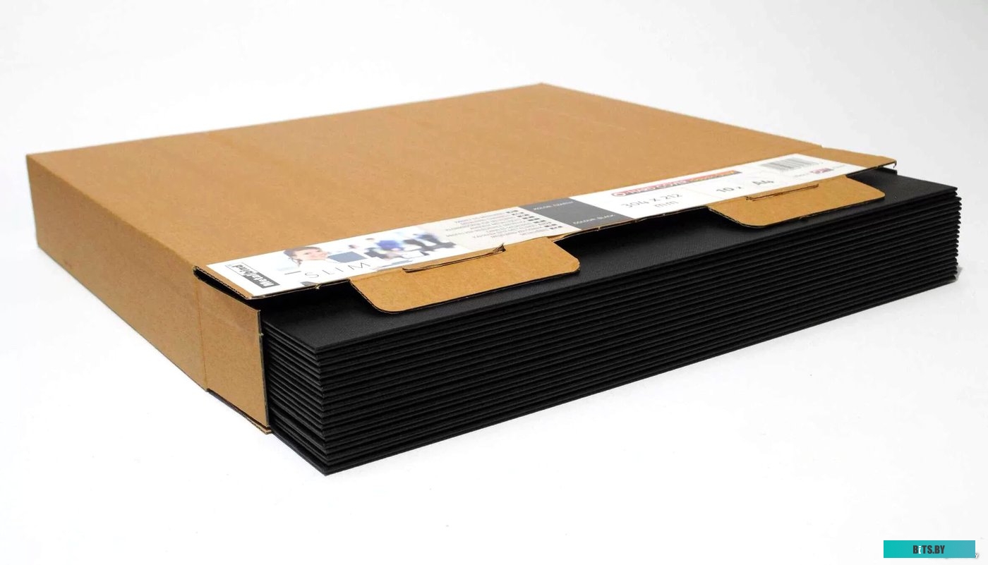 Металлический канал для переплета OPUS Classic Slim A4 304x212 мм OHCSLIM304X212C10 (10 шт, черный)