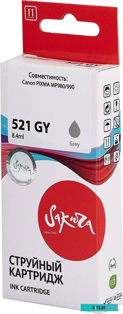 Картридж Sakura Printing SI2937B004 (аналог Canon 521 GY)