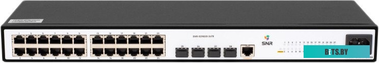 SNR  SNR-S2982G-24TE Управляемый коммутатор уровня 2, 24 порта 10/100/1000Base-T и 4 порта 100/1000BASE-X (SFP)