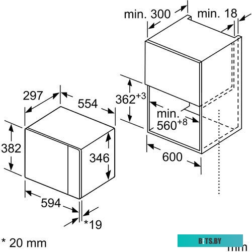Микроволновая печь Bosch BFL524MB0