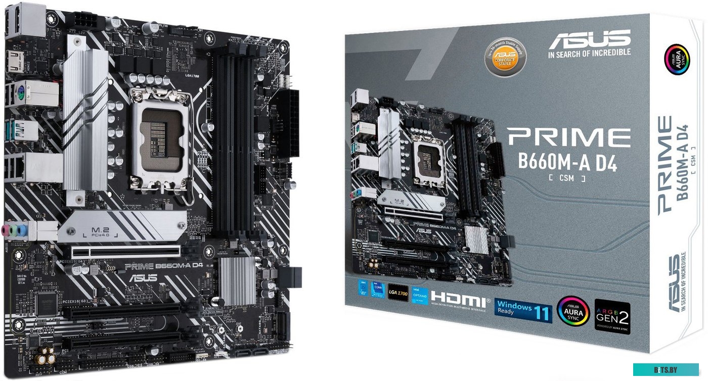 Материнская плата ASUS Prime B660M-A D4-CSM