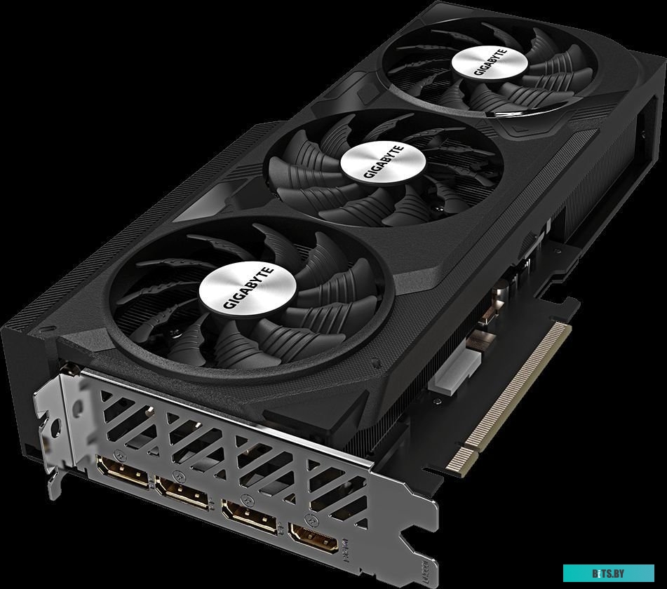 Видеокарта Gigabyte GeForce RTX 4070 Ti Windforce OC 12G GV-N407TWF3OC-12GD