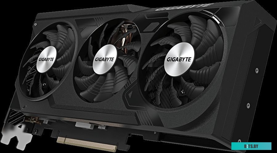 Видеокарта Gigabyte GeForce RTX 4070 Ti Windforce OC 12G GV-N407TWF3OC-12GD