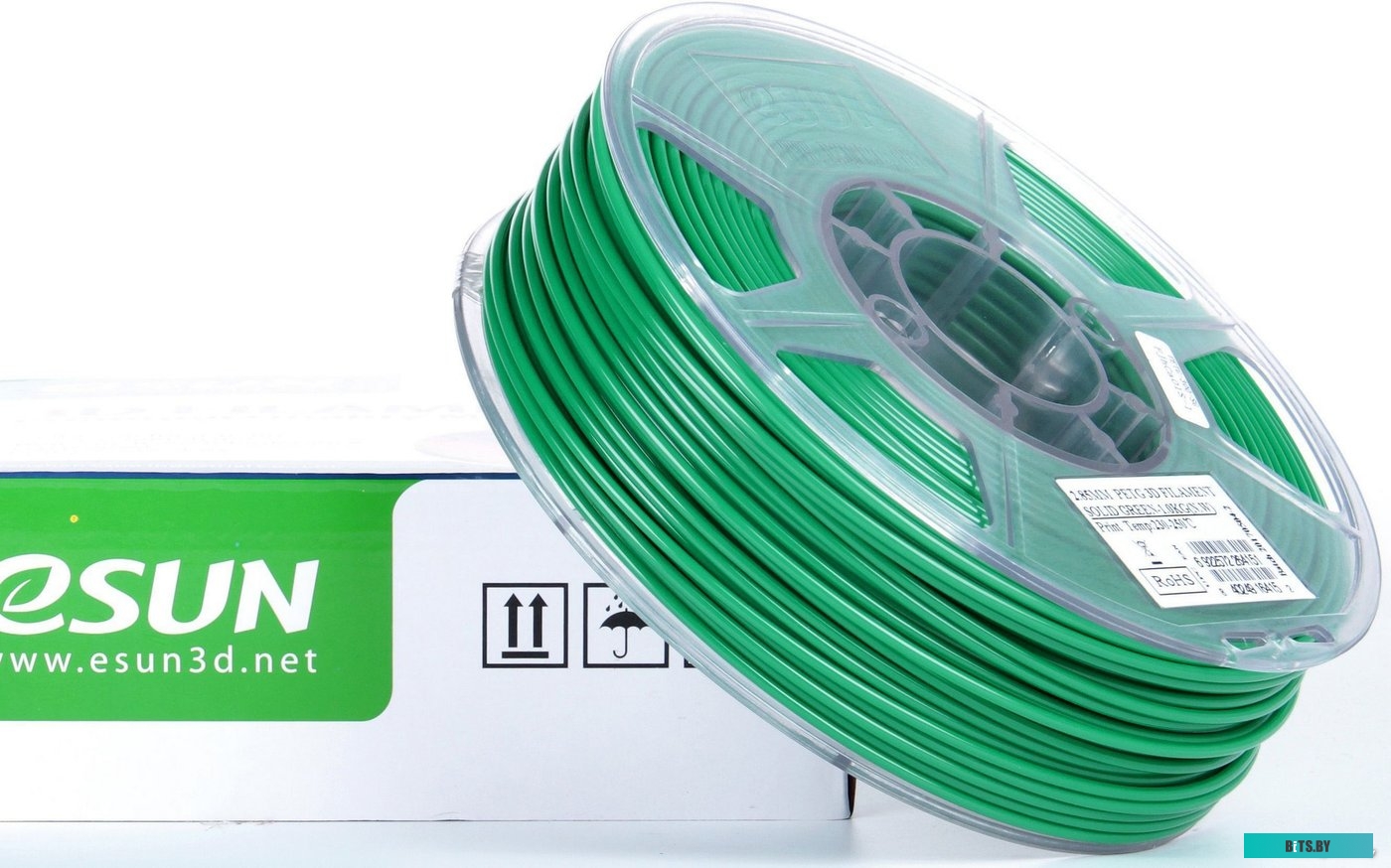 Т0030931 eSUN PET-G 1.75 мм 1000 г (зеленый непрозрачный)