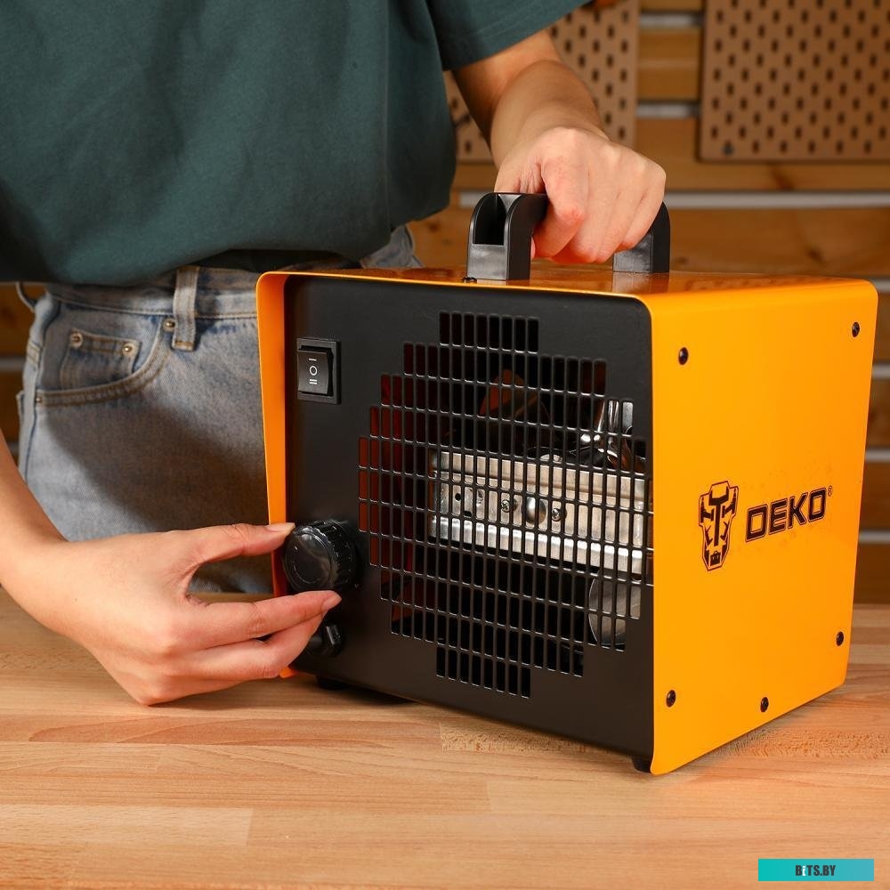 082-1009 Тепловая пушка электрическая Deko DKIH3300 3300Вт желтый/черный