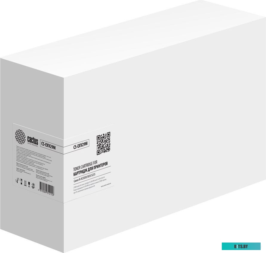 Картридж Cactus CS-EXV29M пурпурный (27000стр.) для Canon iR-AC5030/5035/5235/5240