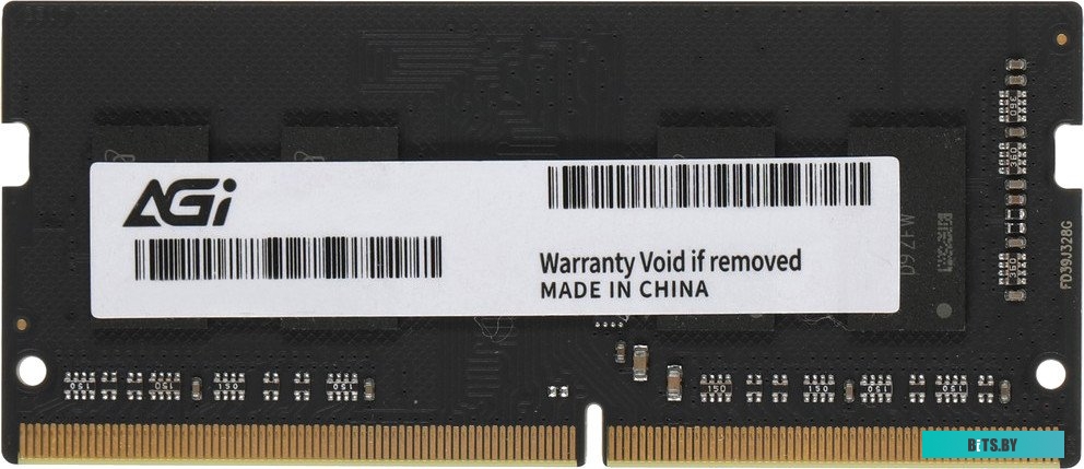 Память DDR4 8Gb 2666MHz AGi AGI266608SD138 SD138 RTL PC4-21300 SO-DIMM 260-pin 1.2В Ret