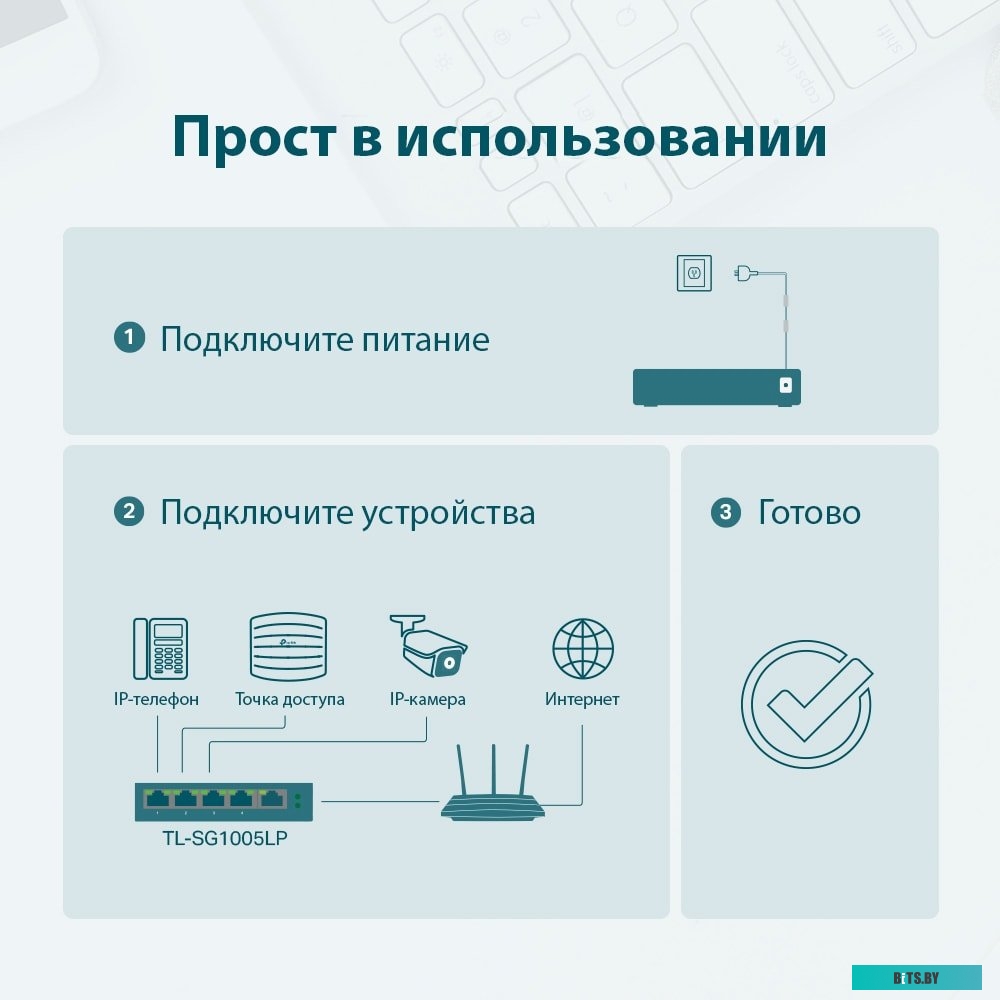 Коммутатор TP-Link TL-SG1005LP