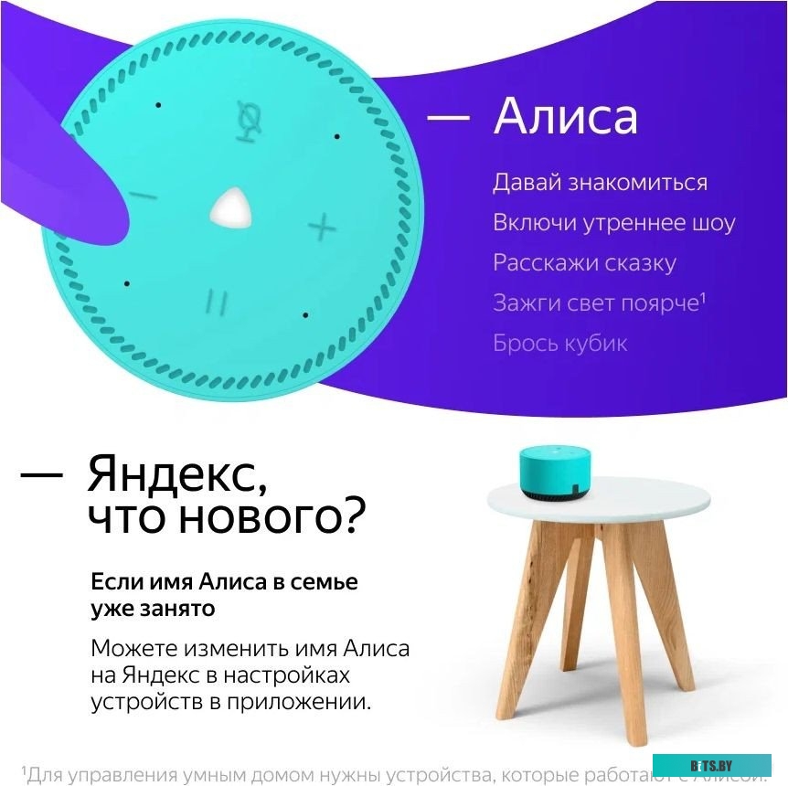Умная колонка Яндекс Станция Лайт (мята) <YNDX-00025G>