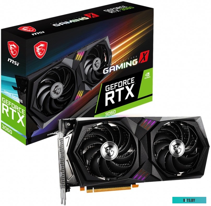 Видеокарта MSI GeForce RTX 3060 Gaming X 12G