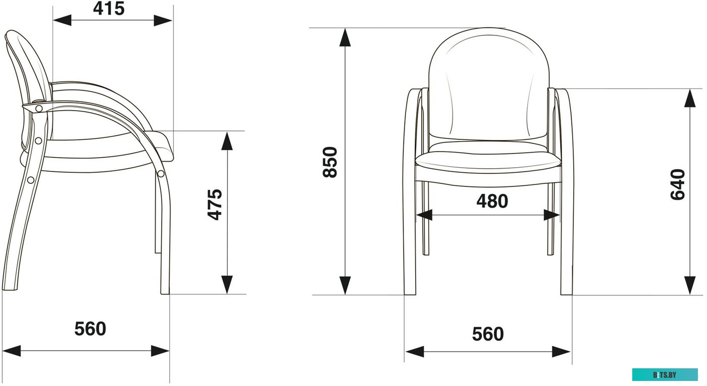 Офисное кресло (Стул) Бюрократ Джуно (черный)