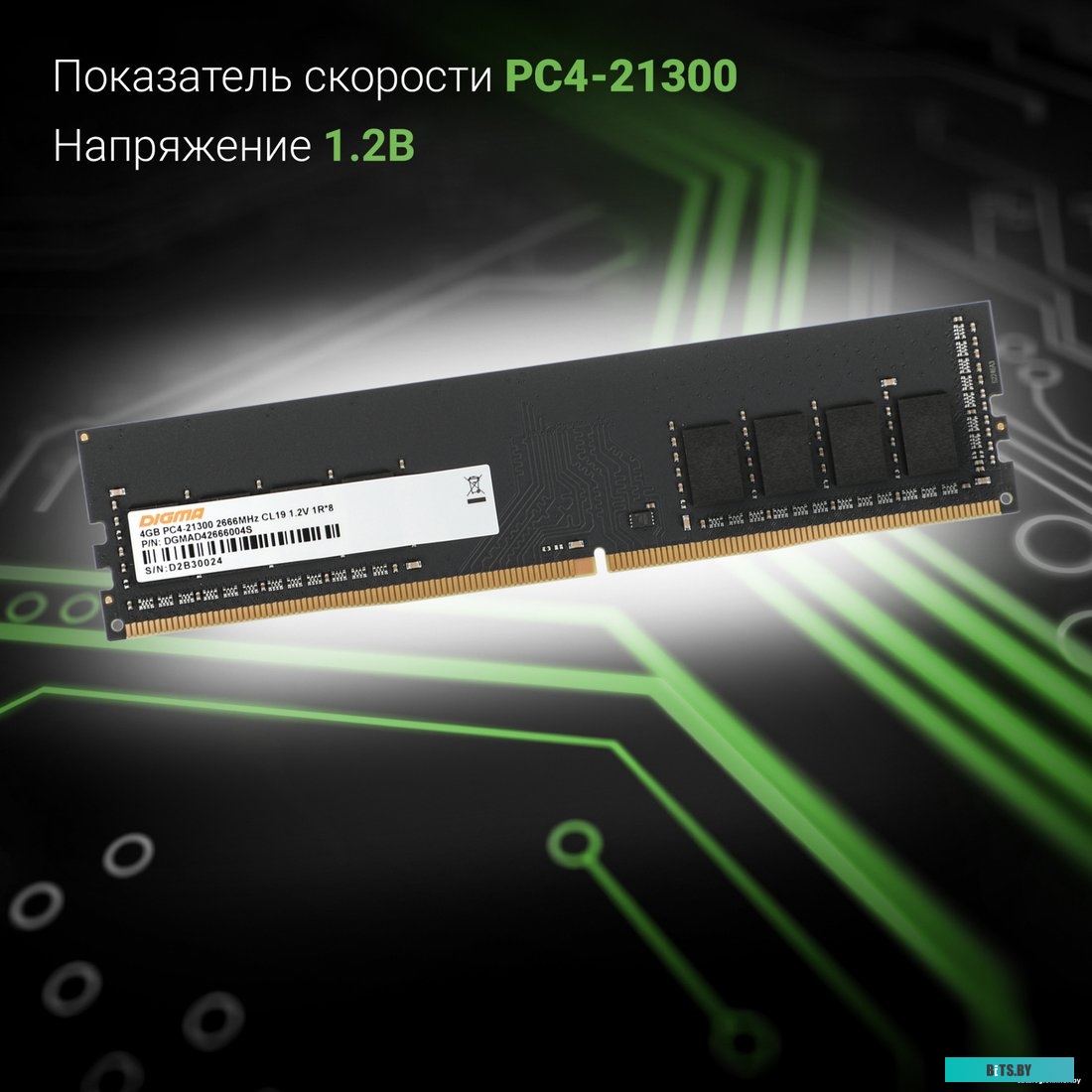 Оперативная память Digma DGMAD42666004S 1784263