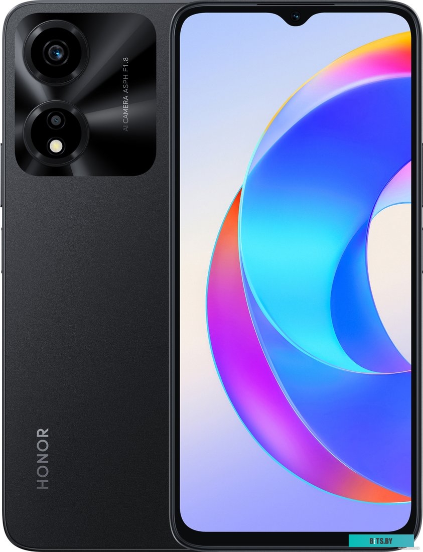Смартфон HONOR X5 Plus 4GB/64GB международная версия (полночный черный)