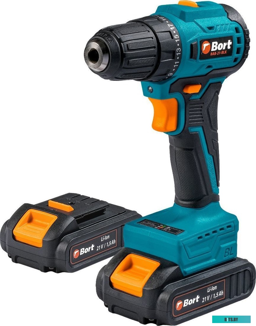 Bort BAB-21-BLK 93413526 (с 2-мя АКБ, кейс)