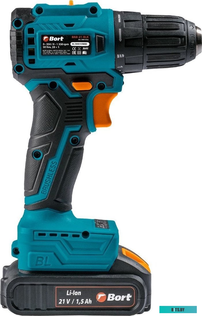 Bort BAB-21-BLK 93413526 (с 2-мя АКБ, кейс)