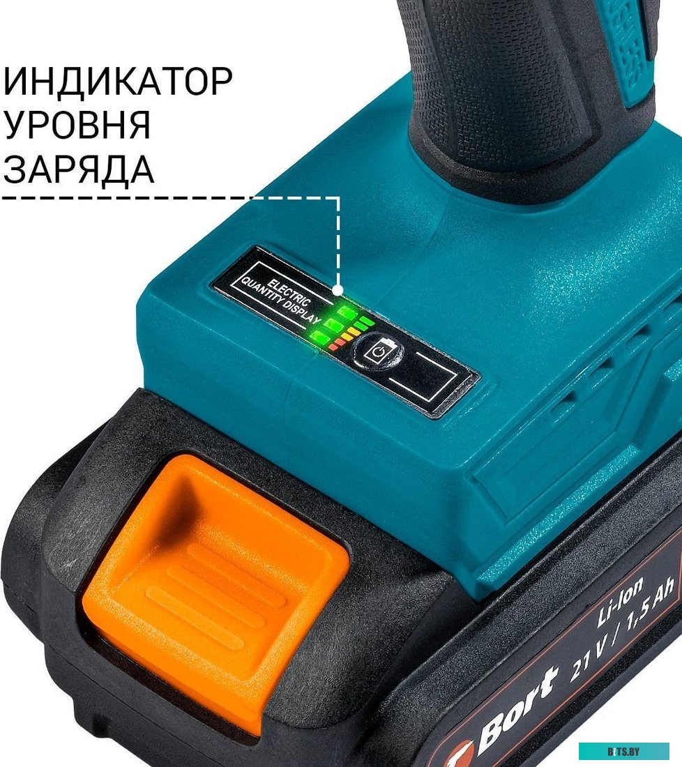 Bort BAB-21-BLK 93413526 (с 2-мя АКБ, кейс)