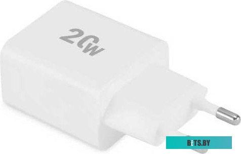 DGW2D0F110WH Сетевое зар./устр. Digma DGW2D 20W 3A+1A (PD+QC) USB-C/USB-A универсальное белый (DGW2D0F110WH)