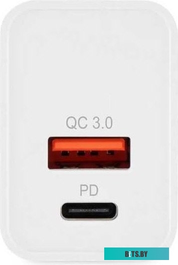 DGW2D0F110WH Сетевое зар./устр. Digma DGW2D 20W 3A+1A (PD+QC) USB-C/USB-A универсальное белый (DGW2D0F110WH)