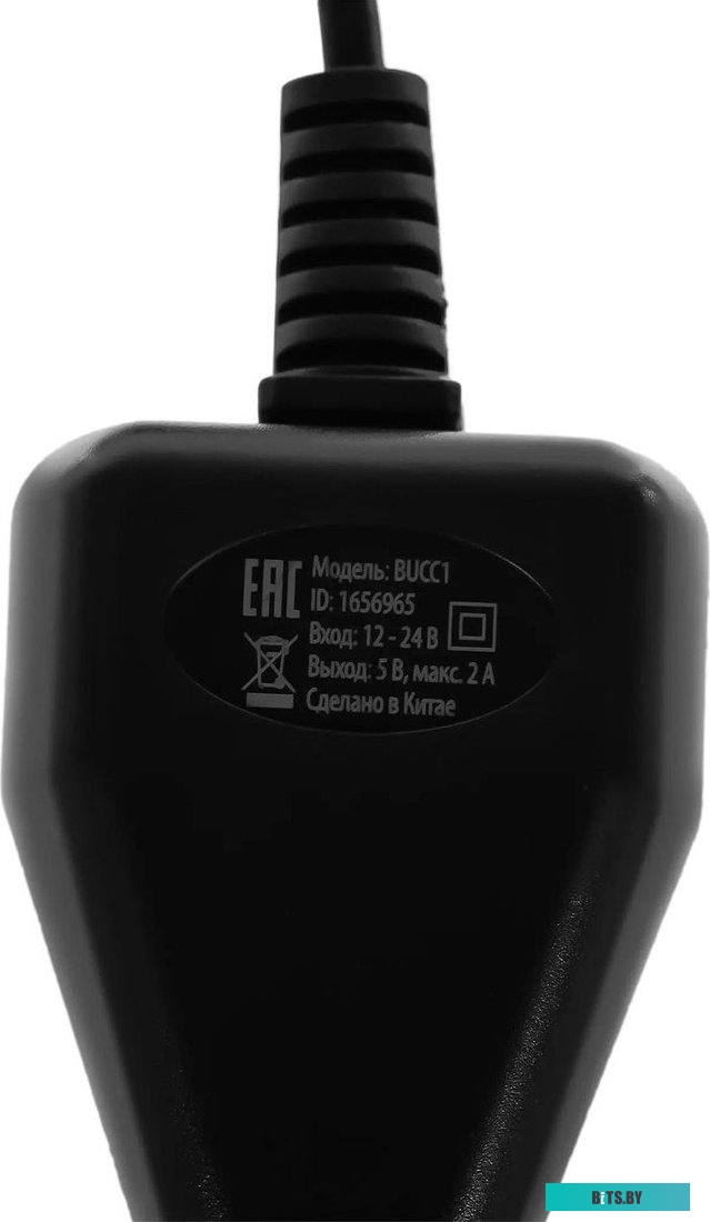 Автомобильное зарядное устройство Buro BUCC1 10W 2A BUCC10S00CBK