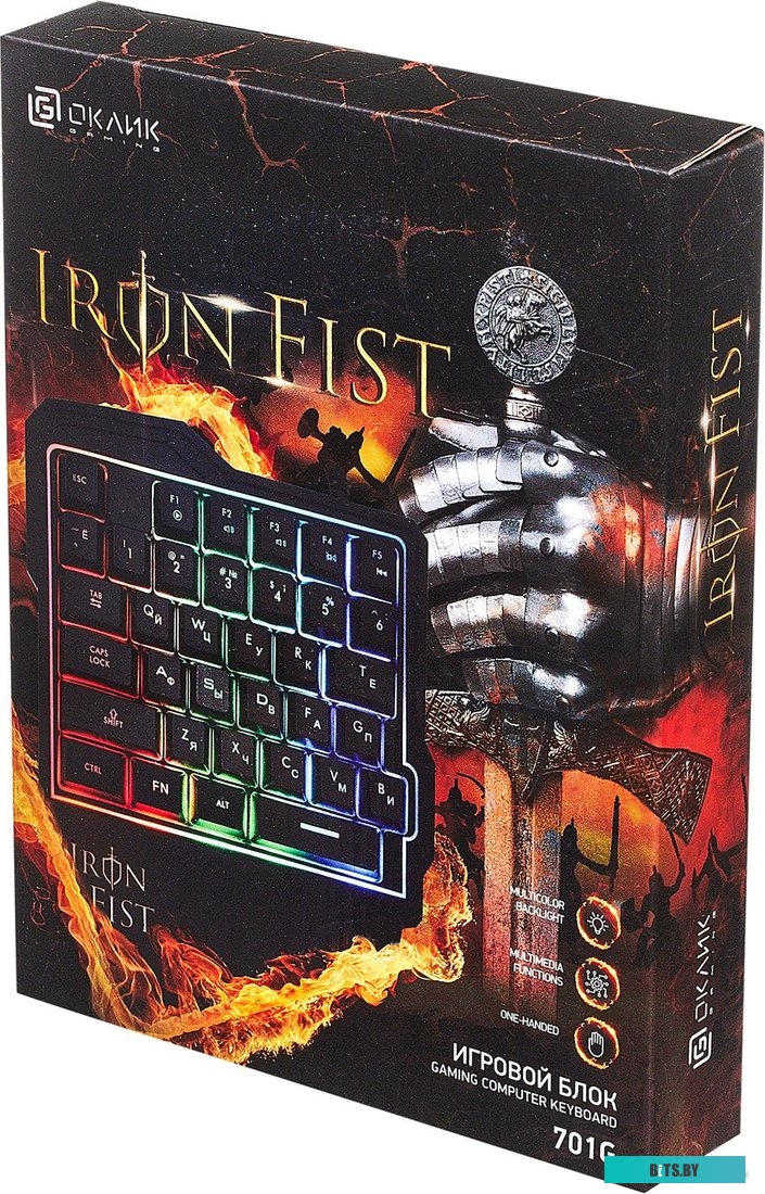 Клавиатура Oklick 701G Iron Fist <1196590>