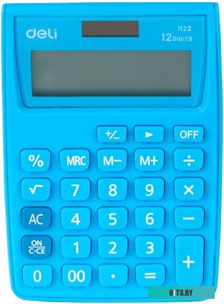 Калькулятор настольный Deli E1122/BLUE