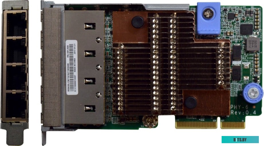 Сетевая карта Lenovo 7ZT7A00545 ThinkSystem 1Gb 4-port RJ45 LOM