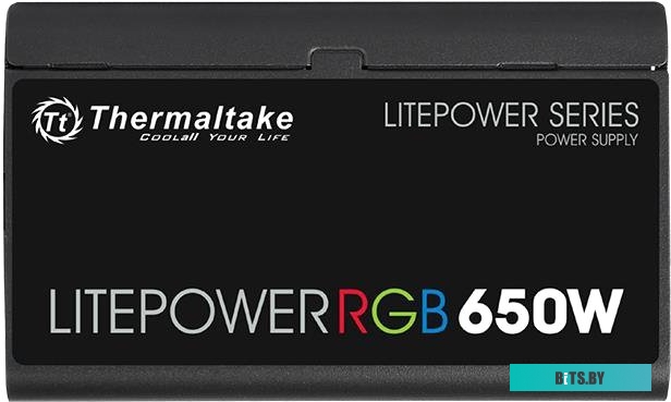 Блок питания Thermaltake Litepower RGB 650W LTP-650AL2NK <PS-LTP-0650NHSANE-1>