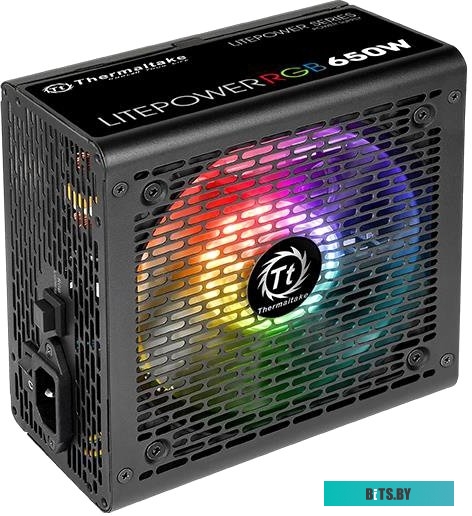 Блок питания Thermaltake Litepower RGB 650W LTP-650AL2NK <PS-LTP-0650NHSANE-1>
