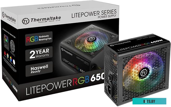 Блок питания Thermaltake Litepower RGB 650W LTP-650AL2NK <PS-LTP-0650NHSANE-1>