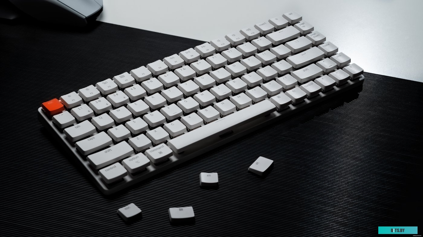 K3-K1-RU Клавиатура Keychron [K3-K1-RU] <White>; USB, Gateron G Pro Red